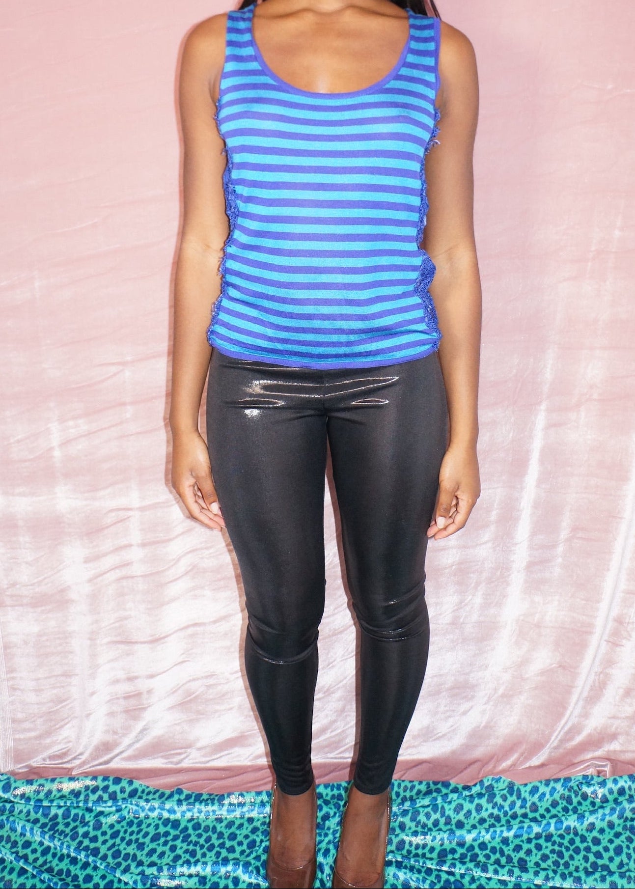 Emilio Pucci striped blue top