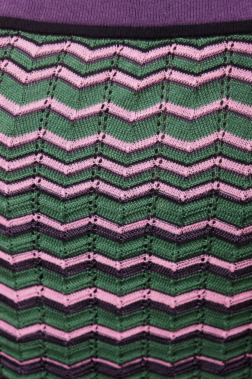 M Missoni chevron knit skirt