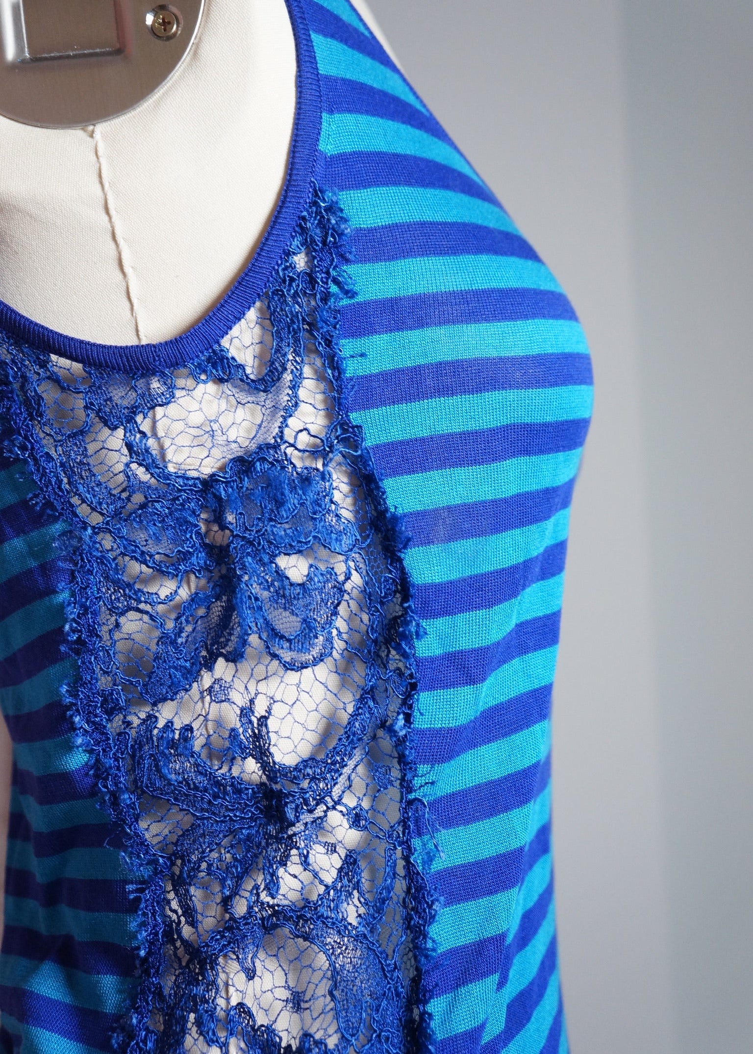 Emilio Pucci striped blue top