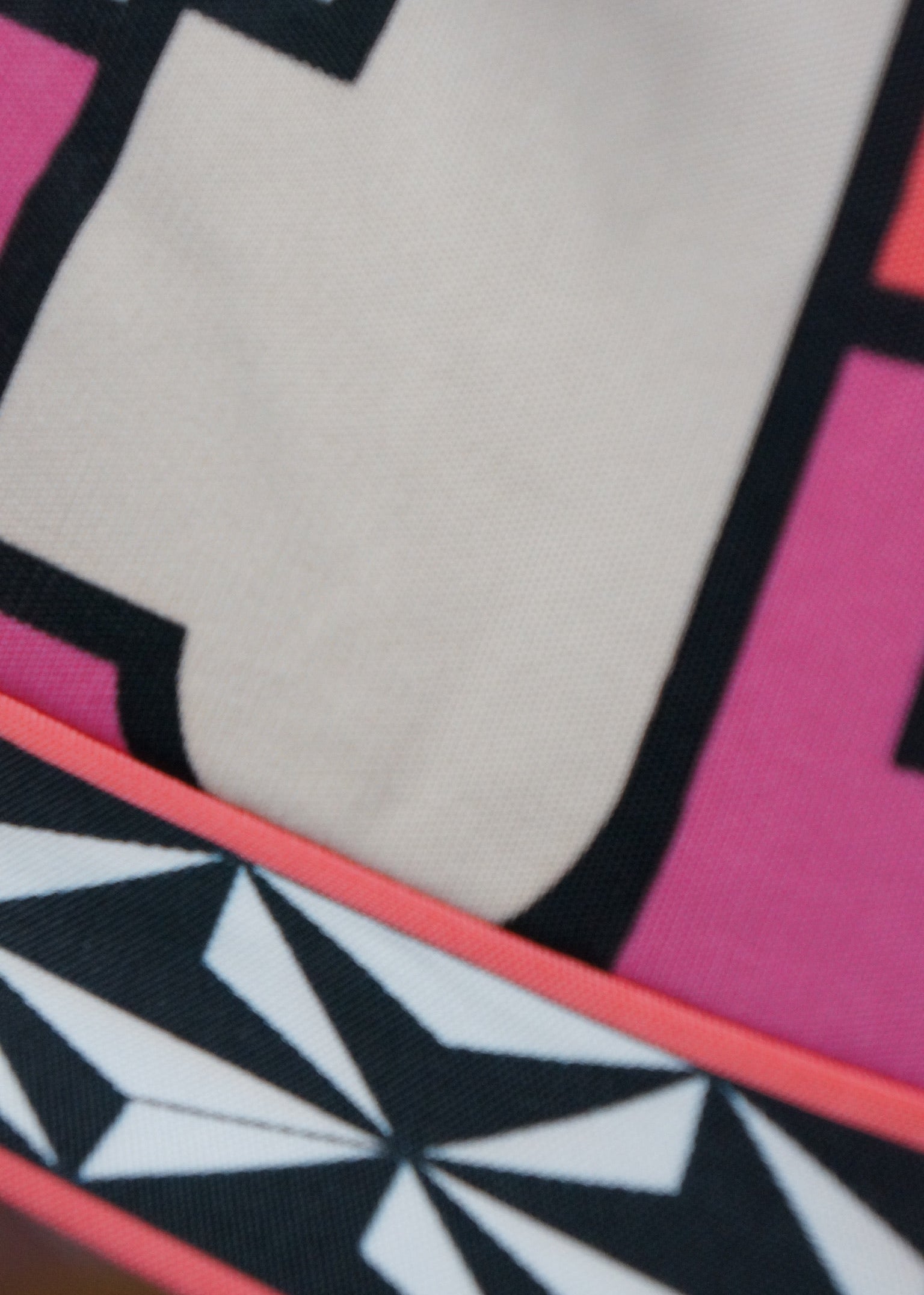 Emilio Pucci pink colorblock skirt