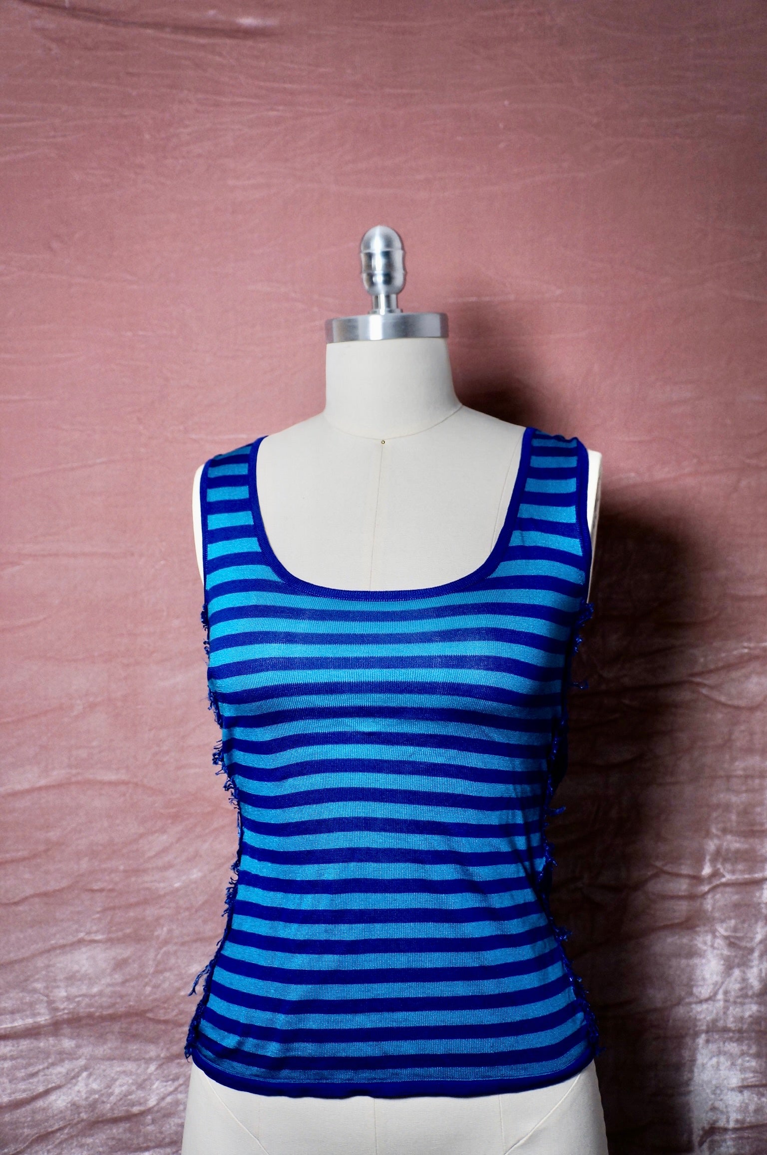 Emilio Pucci striped blue top