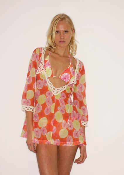 DVF RUNWAY cruise 2008 beach cover up